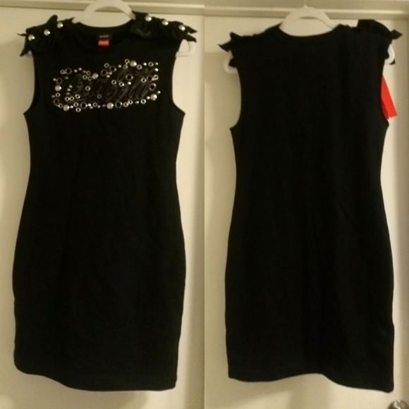 3 x $88 Pinko x Coca Cola Womens black sleeveless size S mini dress NWT - Picture 2 of 8